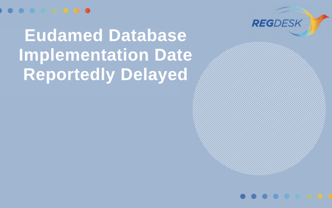 Eudamed delay