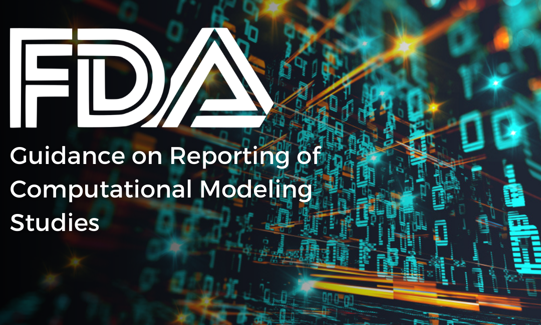 FDA Guidance on Reporting of Computational Modeling Studies